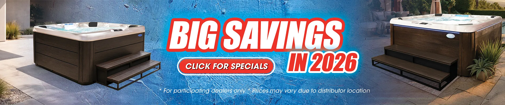 Calspas hot tub being used in a family setting - Westville