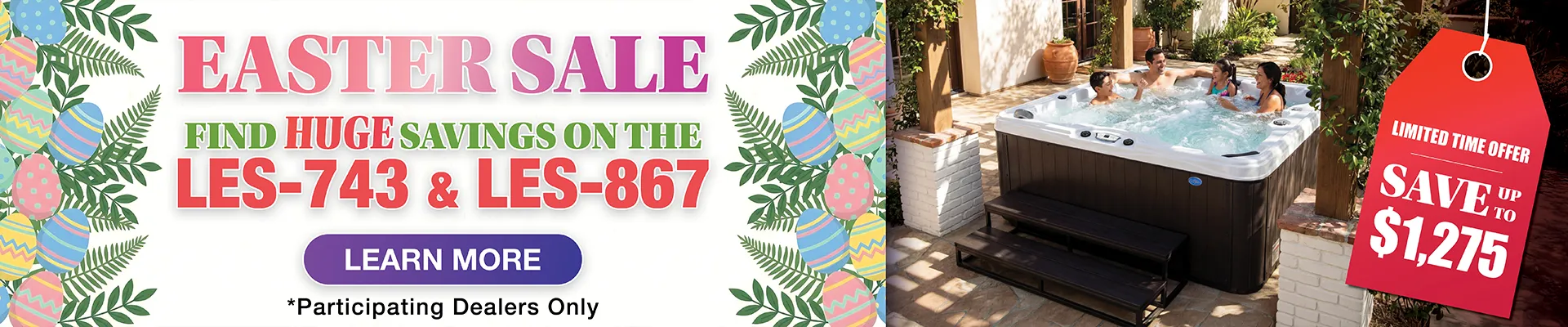 Calspas hot tub being used in a family setting - Westville