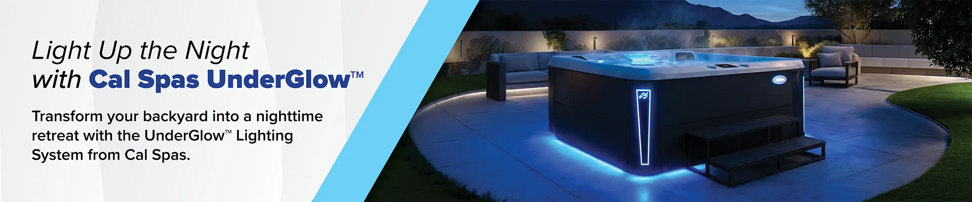 Calspas hot tub being used in a family setting - Westville